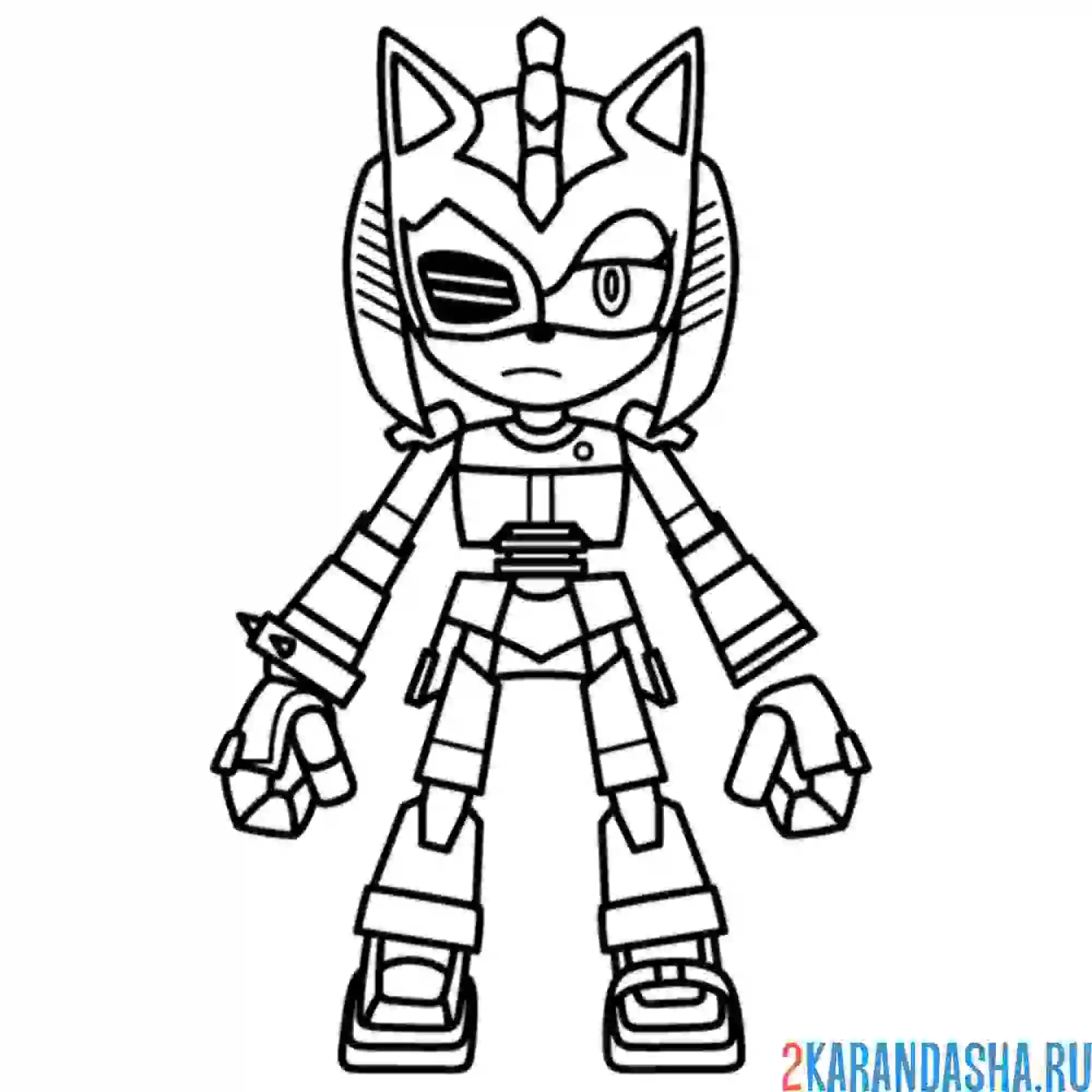 Раскраска расти роуз