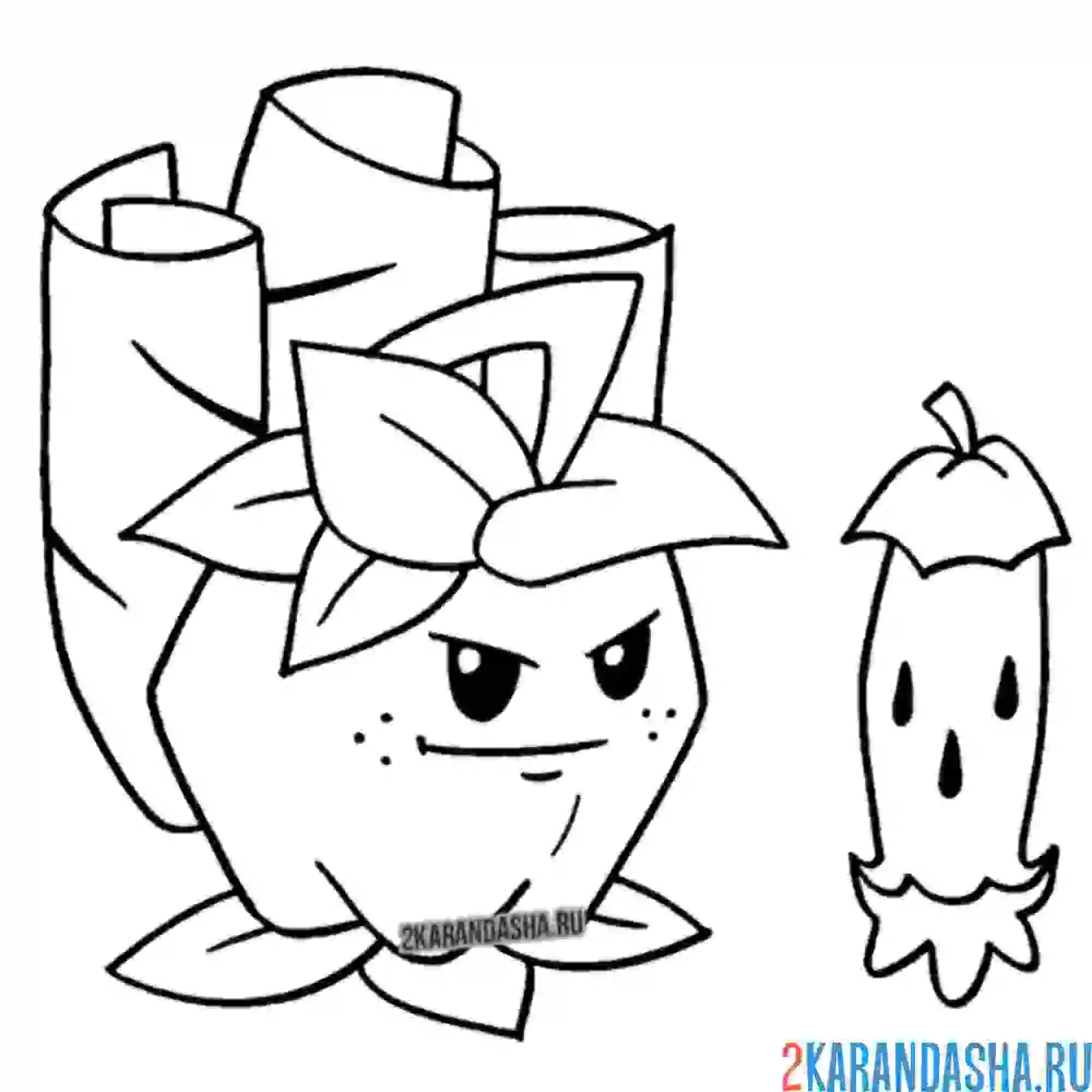 Раскраска яблочный миномет, часть 2