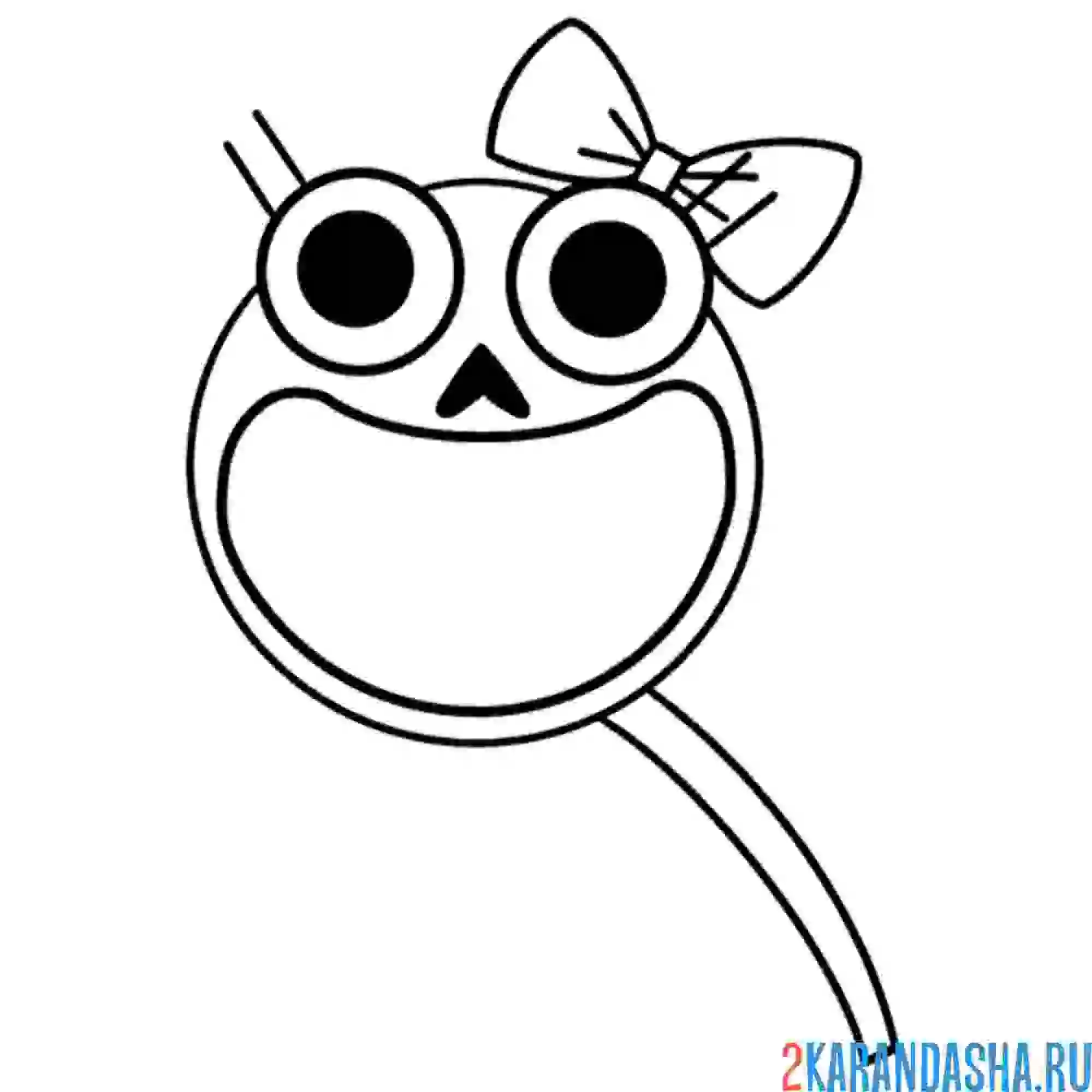 Раскраска zolphaleena банбан