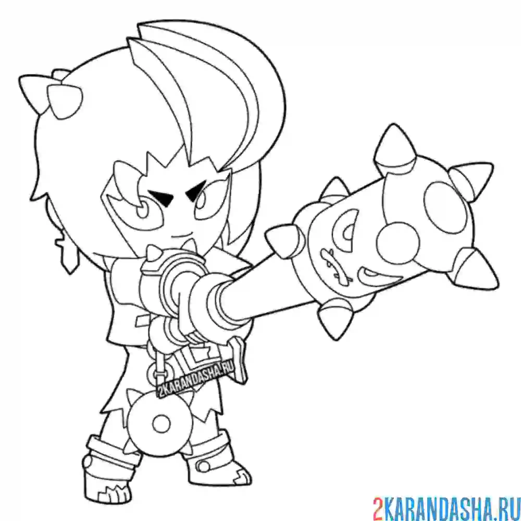 Раскраска зомбиби (зомби би би)