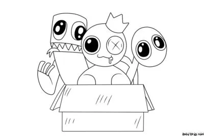 Картинка Радужные друзья