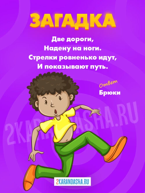 Загадки Брюки