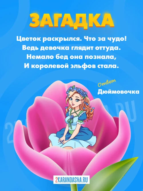 Загадки Дюймовочка