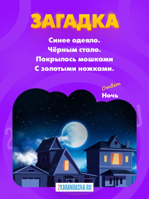 Загадки Ночь