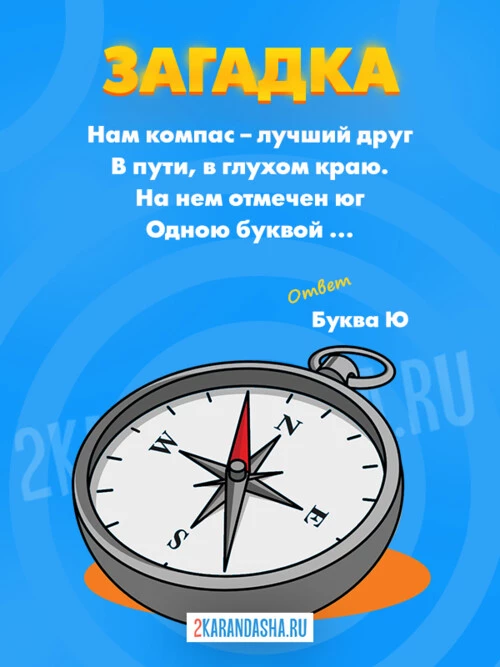 Загадки Буква Ю