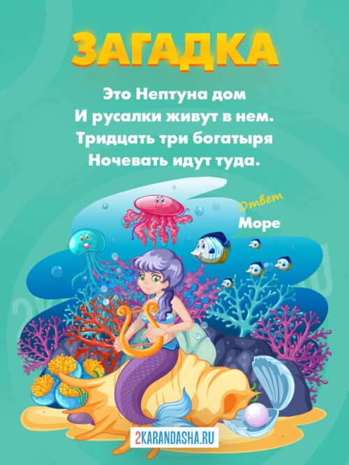 Загадки Море