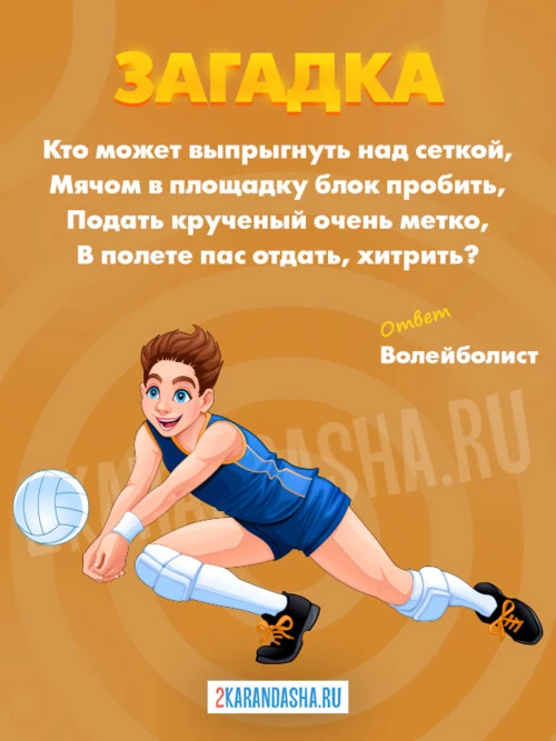Загадки Волейбол