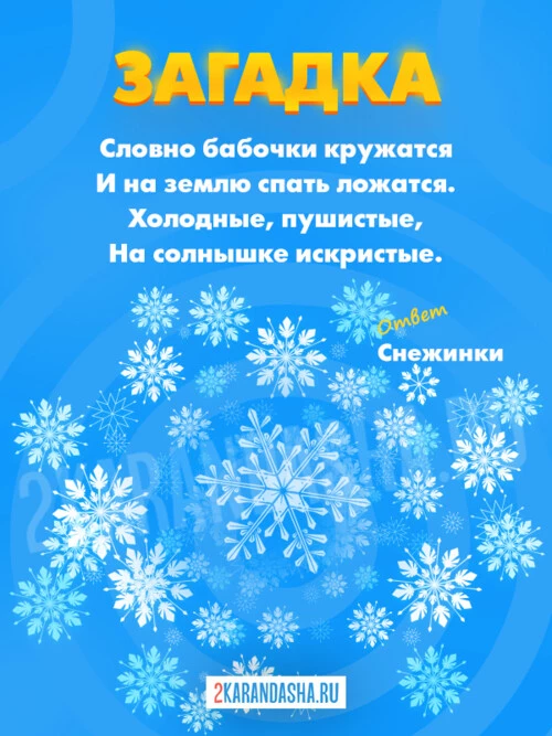 Загадки Снежинки