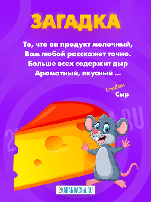 Загадки Сыр