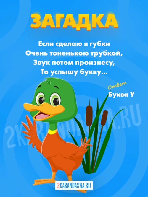 Загадки Буква У