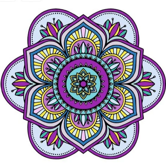 пример раскраски мандала помощь космоса