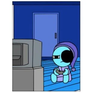 пример раскраски астро смотрит тв мир денди