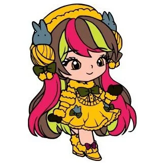 пример раскраски аниме девочка в платье