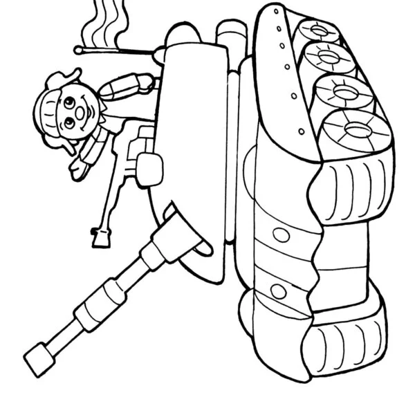 пример раскраски солдат штурмовик