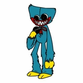 Цветной вариант раскраски хагги вагги поет