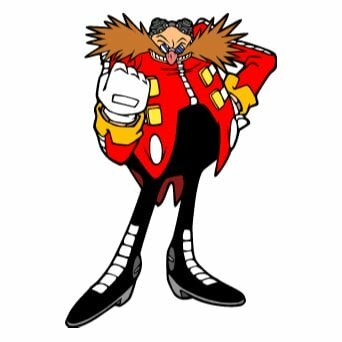 Цветной вариант раскраски доктор эггман