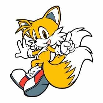 Цветной вариант раскраски тейлз