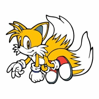 пример раскраски тейлз летает