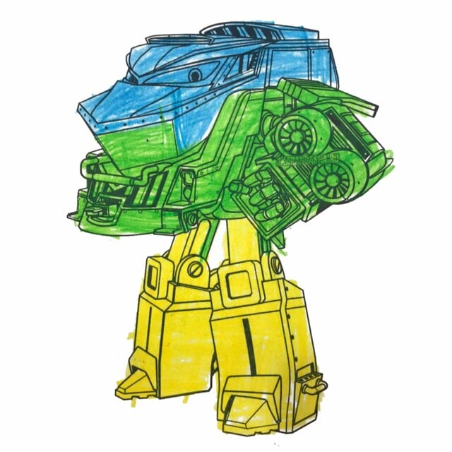 Цветной вариант раскраски злодей дюк