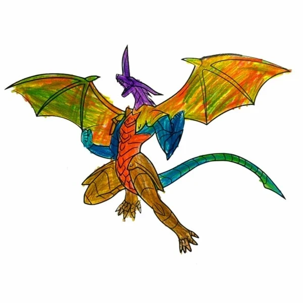 пример раскраски аниме бакуган