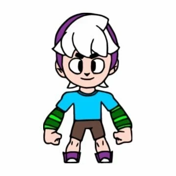 Цветной вариант раскраски гас боец