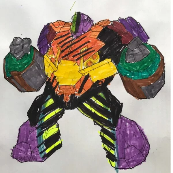 пример раскраски балкхед