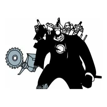 пример раскраски камерамэн из скибиди туалет