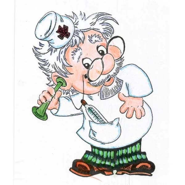 Цветной вариант раскраски добрый доктор айболит