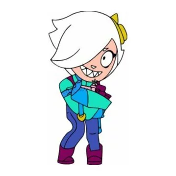 Цветной вариант раскраски скин колетт новый