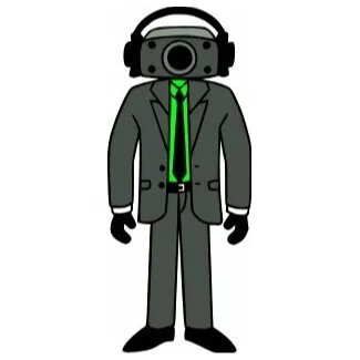 Цветной вариант раскраски спикермэн скибиди туалет