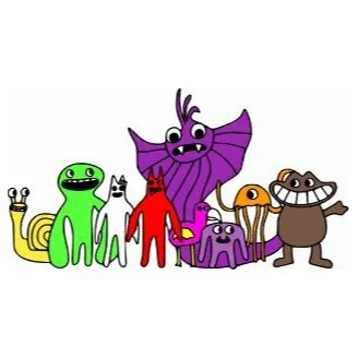 пример раскраски игра гарден банбан