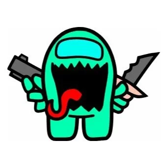 пример раскраски амонг ас импостер (предатель)