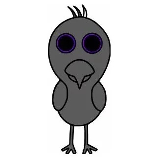 Цветной вариант раскраски курица опила сад банбан