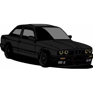 пример раскраски бмв м3