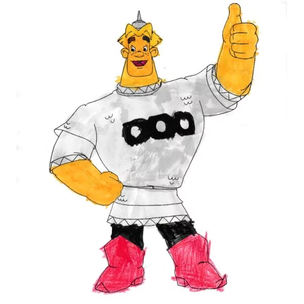 пример раскраски алеша попович славный богатырь