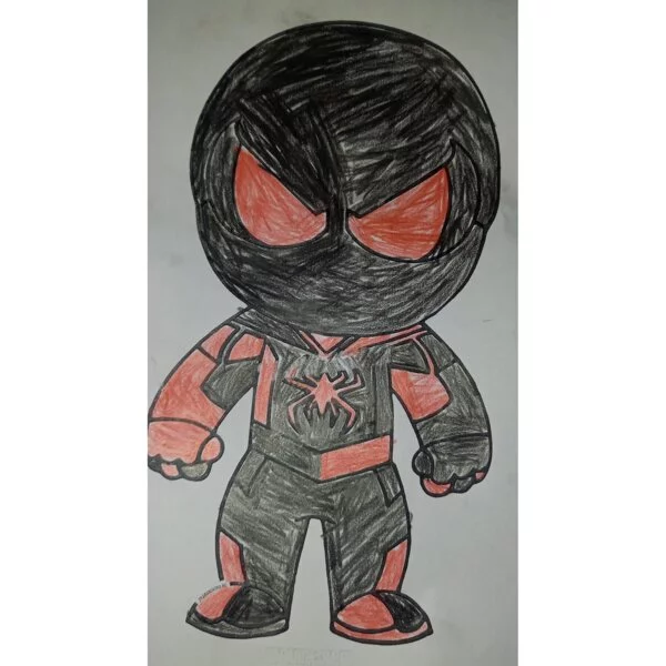 Цветной вариант раскраски алый паук 2 (scarlet spider vol ii)