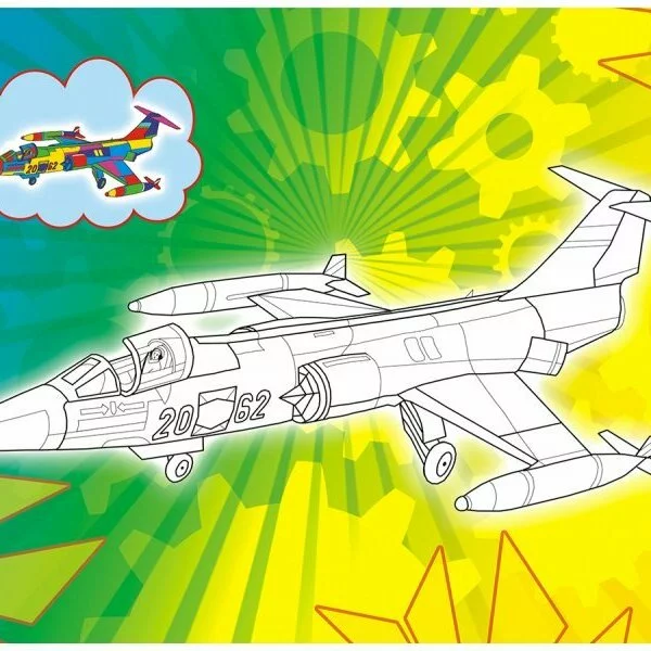 пример раскраски прозрачная машина