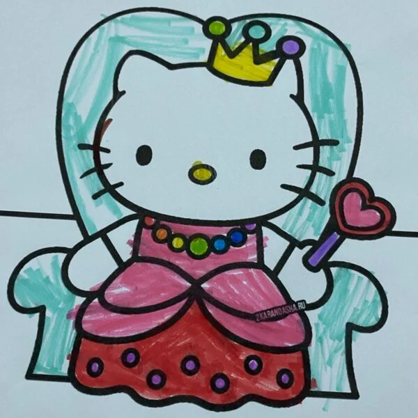 пример раскраски куроми и май мелоди